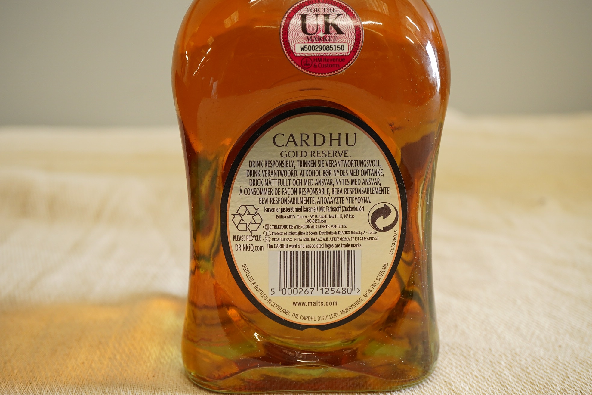 Cardhu, Gold Reserve Whisky, NV